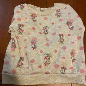 Toddler girls vintage Minnie Mouse sweater